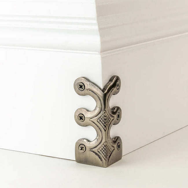Stair Rods UK Skiffer Corner Protector in Pewter