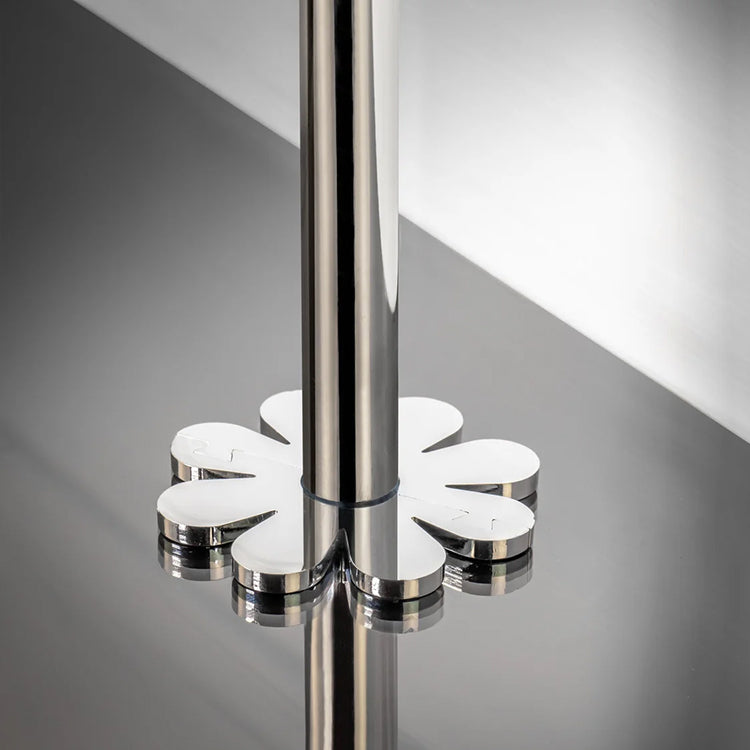 Stair Rods UK Flos Chrome Large Decorative Radiator Pipe Cover