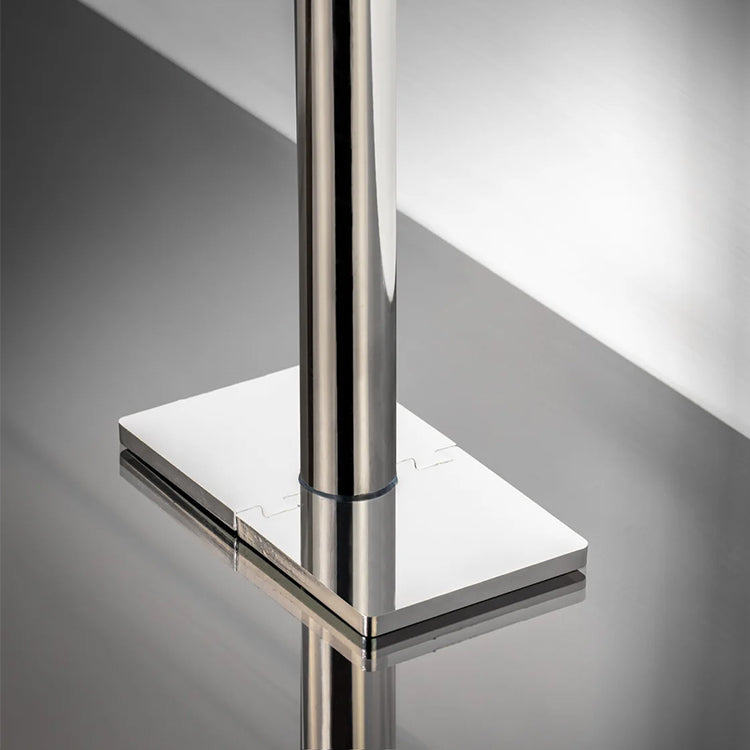 Stair Rods UK Oblongo Chrome Large Decorative Radiator Pipe Cover