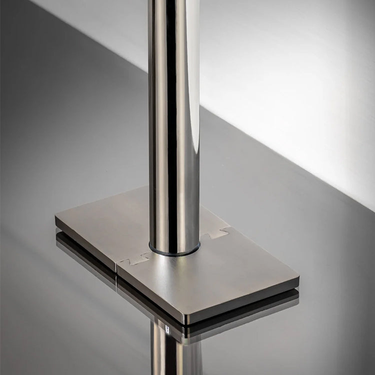 Stair Rods UK Oblongo Satin Nickel Large Decorative Radiator Pipe Cover
