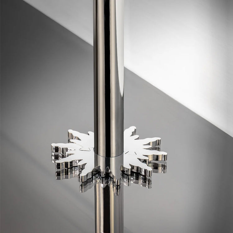 Stair Rods UK Solis Chrome Large Decorative Radiator Pipe Cover