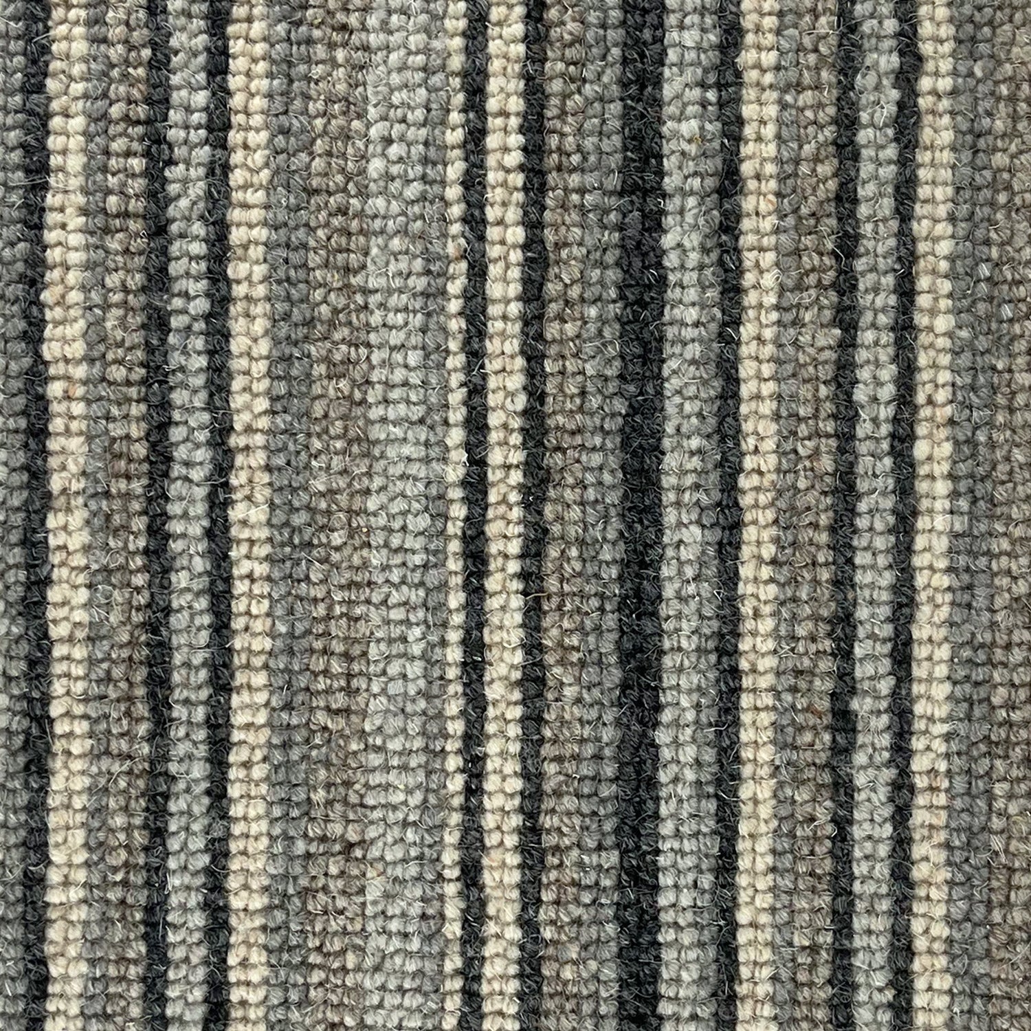 Telenzo Carpets Bakerloo Stripe 100% Wool Loop Carpet
