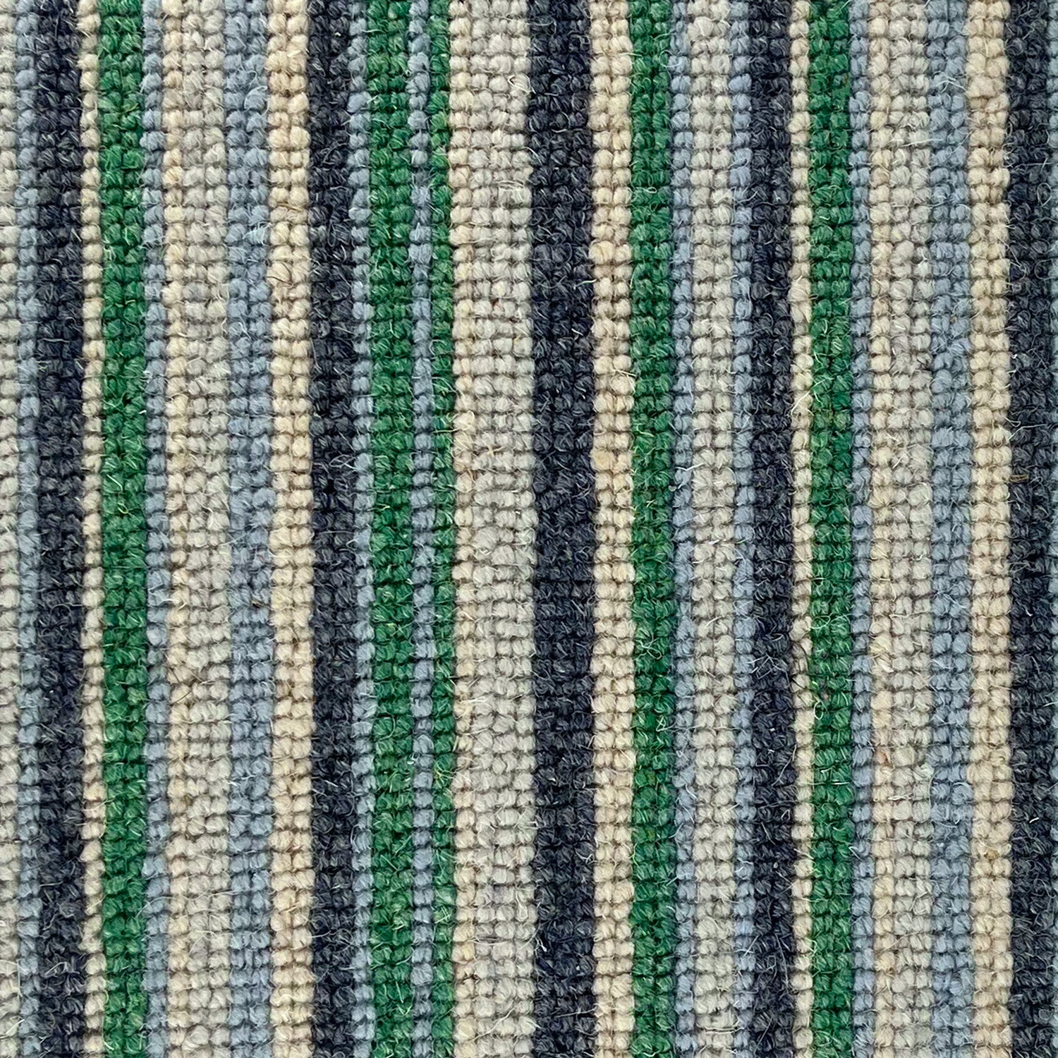 Telenzo Carpets Bakerloo Stripe 100% Wool Loop Carpet