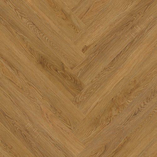 Victoria Design Floors Click LVT Flooring in Universal 55 Almond Buff Herringbone Wood Effect 50760-15 - 1.87m2 Full Pack
